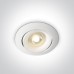 Луна за вграждане One Light 11105U/W Round Retro Range GU10 White