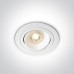 One Light 11105UB/W Round Retro Range GU10 White
