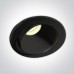 One Light 11106PK/B/W 8W 3000K DIMMABLE BLACK ROUND RECESSED LAMP