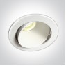 One Light 11106PK/W/W 8W 3000K DIMMABLE  WHITE ROUND RECESSED LAMP