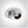 LED луна за вграждане One Light 11107C/W/W 6,5W 3000K DIMMABLE WHITE ROUND RECESSED LAMP