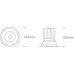 LED луна за вграждане One Light 11112TA/W/W 12W 3000K WHITE ROUND