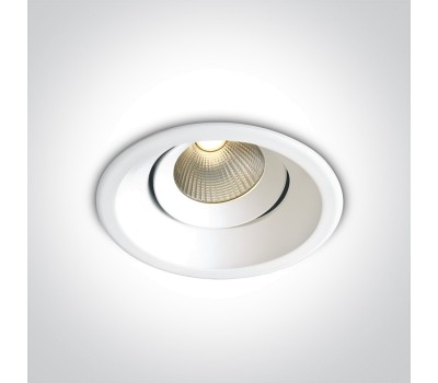 LED луна за вграждане One Light 11112TA/W/W 12W 3000K WHITE ROUND