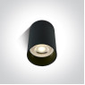 Луна за външен монтаж One Light 12105E/B Black Cylinder Surface Mounting Lamp