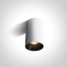 Луна за външен монтаж One Light 12105M/W + 050112/B White Cylinder Surface Mounting Lamp