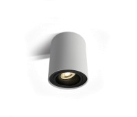 One Light 12105Y/W White Cylinder Surface Mounting Lamp