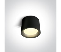 LED луна за външен монтаж One Light 12115L/B/W 15W LED 3000K BLACK ROUND SURFACE LAMP