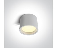 LED луна за външен монтаж One Light 12115L/W/W 15W LED 3000K WHITE ROUND SURFACE LAMP