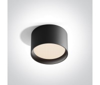 LED луна за външен монтаж One Light 12120D/B/V 20W CCT LED 3000K - 4000K - 5000K BLACK ROUND SURFACE LAMP IP44