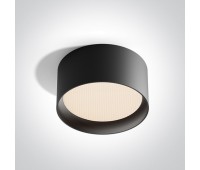 LED луна за външен монтаж One Light 12125D/B/V 25W CCT LED 3000K - 4000K - 5000K BLACK ROUND SURFACE LAMP IP44