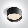 LED луна за външен монтаж One Light 12125D/B/V 25W CCT LED 3000K - 4000K - 5000K BLACK ROUND SURFACE LAMP IP44