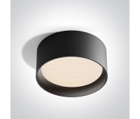 LED луна за външен монтаж One Light 12130D/B/V 30W CCT LED 3000K - 4000K - 5000K BLACK ROUND SURFACE LAMP IP44