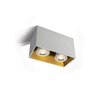 One Light 12205TA/W WHITE RECTANGULAR SURFACE MOUNTING LAMP