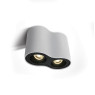 Луна за външен монтаж One Light 12205Y/W White Cylinder Surface Mounting Lamp