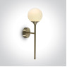 Аплик One Light 60116/BBS SATIN BRASS ROUND WALL LAMP