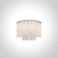 Аплик One Light 60158 CLASSIC RANGE ROUND GLASS WALL LAMP