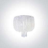 Аплик One Light 60162 CLASSIC LUXURY RANGE ROUND GLASS WALL LAMP