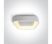 LED плафон One Light 62132NA/W/V 38W CCT 2700K - 3000K - 4000K WHITE DIMMABLE SQUARE LED CEILING LAMP