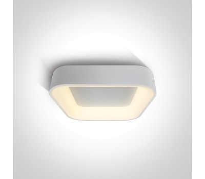 LED плафон One Light 62132NA/W/V 38W CCT 2700K - 3000K - 4000K WHITE DIMMABLE SQUARE LED CEILING LAMP