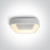 LED плафон One Light 62132NA/W/V 38W CCT 2700K - 3000K - 4000K WHITE DIMMABLE SQUARE LED CEILING LAMP