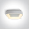 LED плафон One Light 62132NA/W/V 38W CCT 2700K - 3000K - 4000K WHITE DIMMABLE SQUARE LED CEILING LAMP