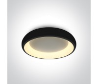 LED плафон One Light 62134N/B/V 30W CCT LED 2700K - 3000K - 4000K BLACK ROUND CEILING LAMP