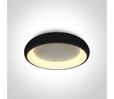 LED плафон One Light 62134N/B/V 30W CCT LED 2700K - 3000K - 4000K BLACK ROUND CEILING LAMP