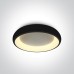 LED плафон One Light 62134N/B/V 30W CCT LED 2700K - 3000K - 4000K BLACK ROUND CEILING LAMP