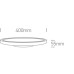 LED плафон One Light 62140FB/W/W 40W 3000K ROUND LED CEILING LAMP