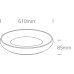LED плафон One Light 62144N/W/W 50W 3000K ROUND CEILING LAMP