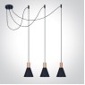 One Light 63122B/CU PENDANT LAMP