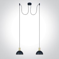 One Light 63140B/BBS PENDANT LAMP