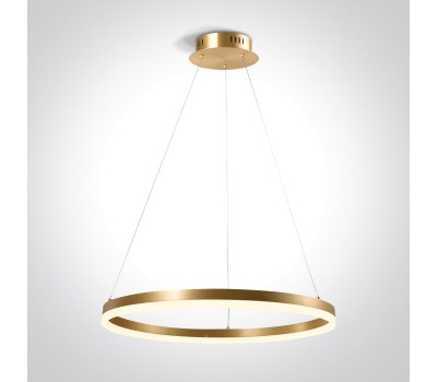 LED пендел One Light 63144A/BS/W 40W 3000K SATIN BRASS PENDANT LAMP