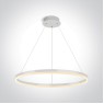 One Light 63144B/W/W 60W 3000K WHITE PENDANT LAMP