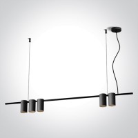 Пендел One Light 63146A/B PENDANT LAMP BLACK 5 x GU10