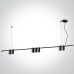 Пендел One Light 63146B/B PENDANT LAMP BLACK 7 x GU10