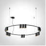 Пендел One Light 63146D/B PENDANT LAMP BLACK 15 x GU10