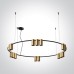 Пендел One Light 63146D/BBS PENDANT LAMP SATIN BRASS 15 x GU10