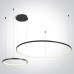 LED пендел One Light 63150A/B/W BLACK PENDANT LAMP 65W 3000K TRIAC DIMMABLE
