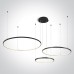 LED пендел One Light 63150B/B/W BLACK PENDANT LAMP 65W 3000K TRIAC DIMMABLE