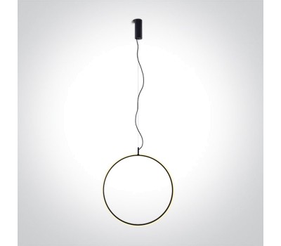 LED пендел One Light 63152A/B/W BLACK PENDANT LAMP 20W 3000K TRIAC DIMMABLE