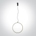 LED пендел One Light 63152A/B/W BLACK PENDANT LAMP 20W 3000K TRIAC DIMMABLE