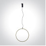 One Light 63152A/B/W BLACK PENDANT LAMP 20W 3000K TRIAC DIMMABLE