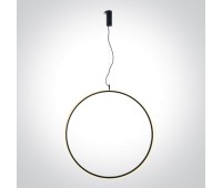 LED пендел One Light 63152C/B/W BLACK PENDANT LAMP 40W 3000K TRIAC DIMMABLE
