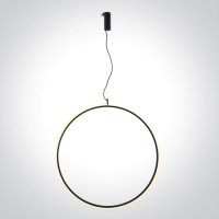 LED пендел One Light 63152C/B/W BLACK PENDANT LAMP 40W 3000K TRIAC DIMMABLE