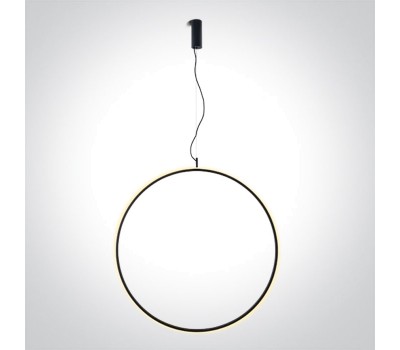 LED пендел One Light 63152C/B/W BLACK PENDANT LAMP 40W 3000K TRIAC DIMMABLE