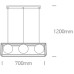 One Light 63174C/BS SATIN BRASS RECTANGULAR PENDANT LAMP