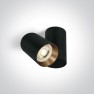 Луна за външен монтаж One Light 65105E/B BLACK CYLINDER SURFACE MOUNTING LAMP