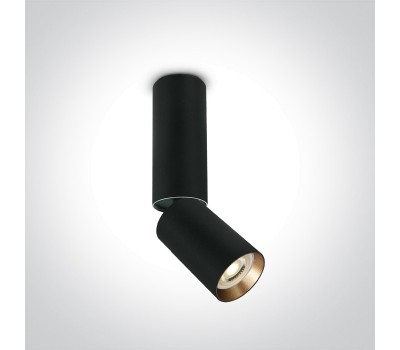 Луна за външен монтаж One Light 65105EA/B BLACK CYLINDER SURFACE MOUNTING LAMP