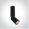 One Light 65105EA/B BLACK CYLINDER SURFACE MOUNTING LAMP